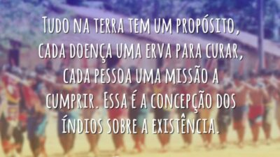 Tudo na terra tem um propósito, cada doença uma erva para curar,&hellip;