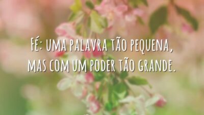 Uma palavra tão pequena