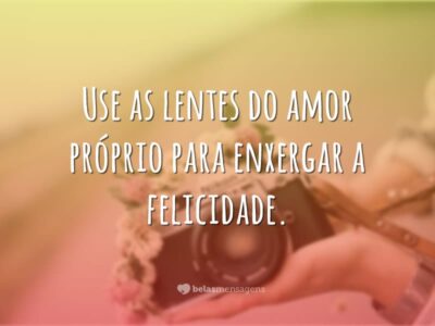 Use as lentes do amor