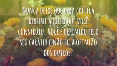 Você é definido pelo caráter