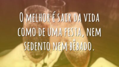 A vida é uma festa