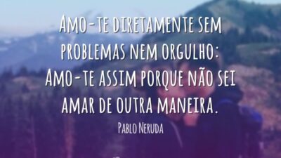 Amo sem saber como