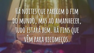 Ao amanhecer estará bem