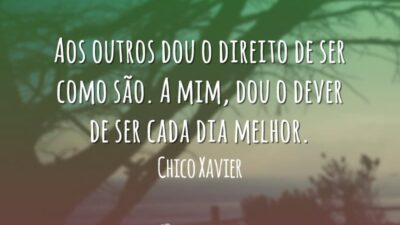 Aos outros dou o direito de ser como são. A mim, dou&hellip;
