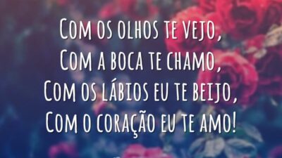 Com os olhos te vejo