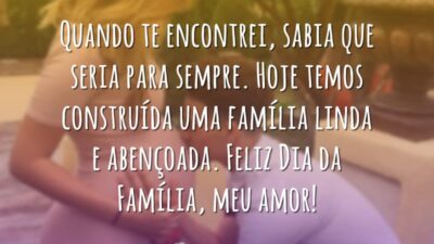 Construímos uma família linda
