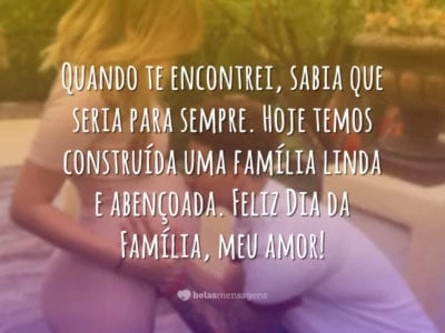 Construímos uma família linda