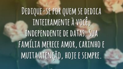 Dedique-se independente de datas