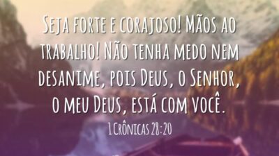 Deus está com você