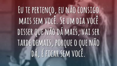 Eu te pertenço