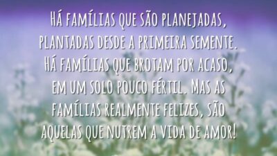 Famílias felizes