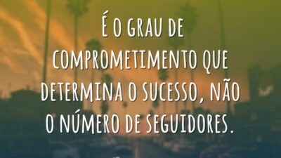 O grau de comprometimento