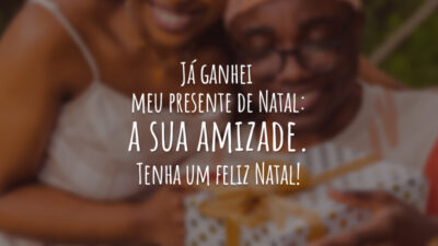 Já ganhei meu presente!