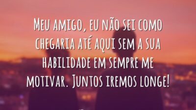 Juntos iremos longe