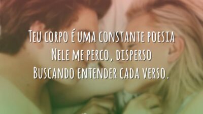 Me perco no seu corpo