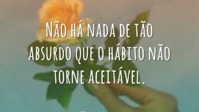 Não há nada absurdo