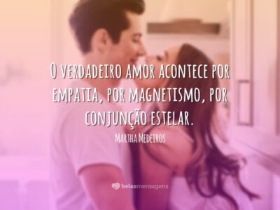 O amor acontece por magnetismo