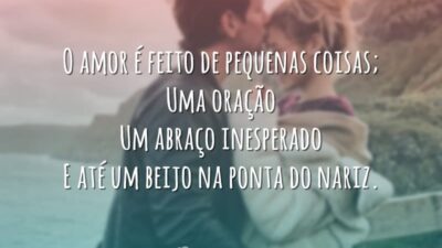 O amor é feito