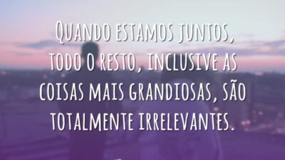 O amor está na simplicidade