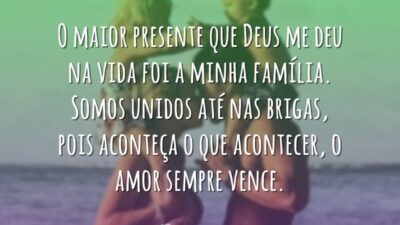 O maior presente de Deus