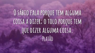 O sábio fala