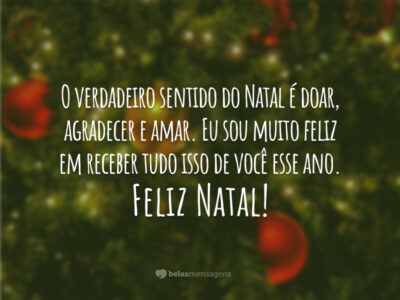 O verdadeiro sentido do Natal…