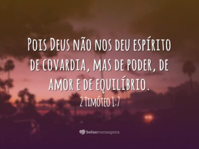 Poder, amor e equilíbrio