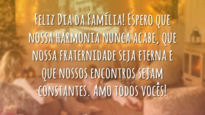 Que nossa harmonia permaneça