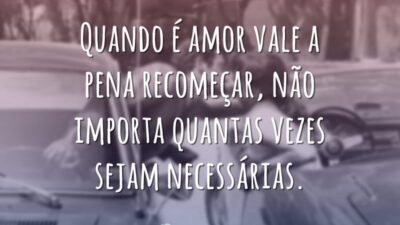 Recomece pelo amor