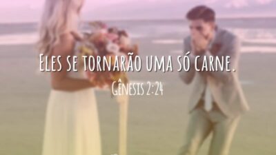 Eles se tornarão uma só carne.