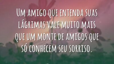 Um amigo que entenda