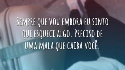 Uma mala que caiba você