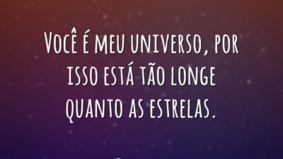 Você é meu universo