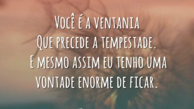 Você é ventania