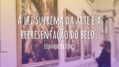 A lei suprema da arte é a representação do belo.