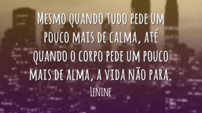 Mesmo quando tudo pede um pouco mais de calma, até quando o&hellip;