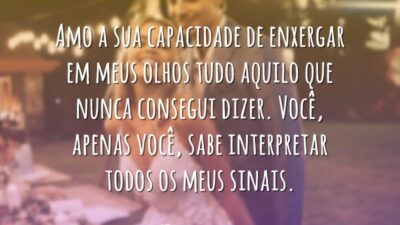 Amo a sua capacidade