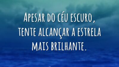 Apesar do céu escuro