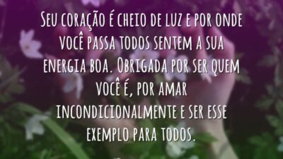 Coração cheio de luz
