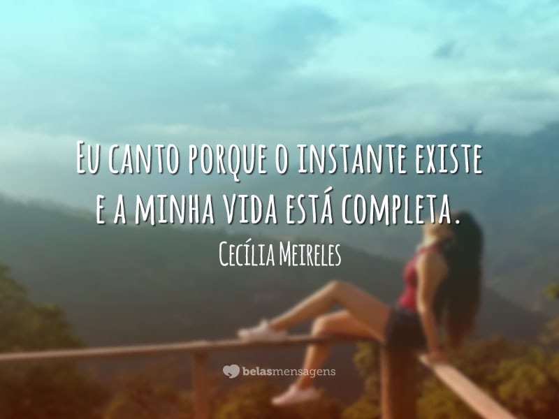 Frases de Cecília Meireles - Belas Mensagens