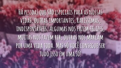 Há pessoas que são especiais