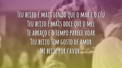 Me beije por favor