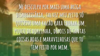 Me desculpa, meu amor