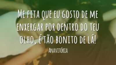 Me fita que eu gosto de me enxergar por dentro do teu&hellip;