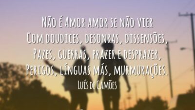 Não é amor se
