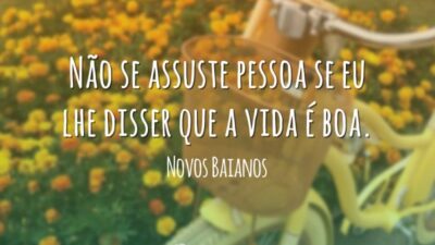 Não se assuste pessoa se eu lhe disser que a vida é&hellip;