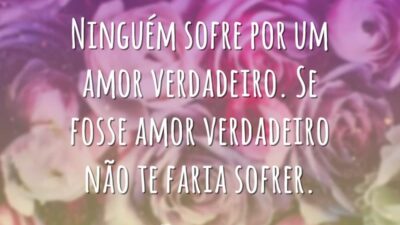 Ninguém sofre por amor