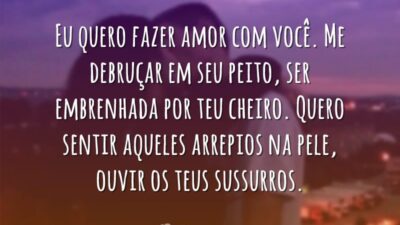 No aconchego do teu amor