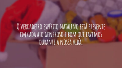 Esse é o verdadeiro espírito do Natal!