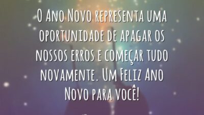 Oportunidade de apagar erros
